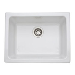 Rohl Allia Collection Allia Collection Undermount Fireclay Kitchen - Kitchen Sinks