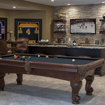Basement Renovation with Home Theater and Gym