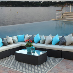 Outdoor Sectionals | Wicker Patio Sectionals - Outdoor Sofas