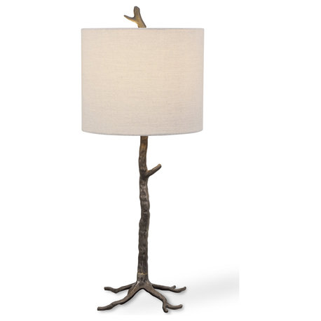 30" Farmhouse Gold Rustic Table Lamp