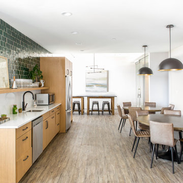 sparkling emerald zellige exudes perfection in south carolina kitchen remodel