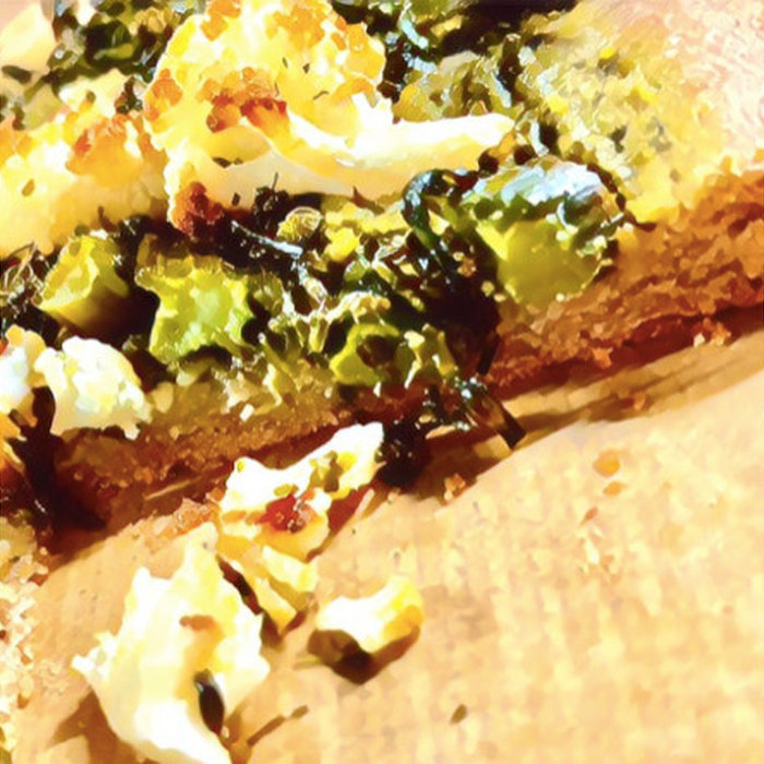 pesto pizza visual design by BH