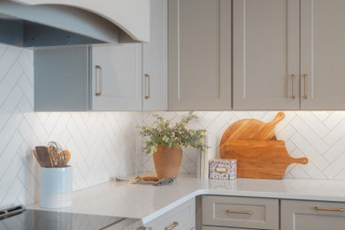 Example of a transitional kitchen design in Other