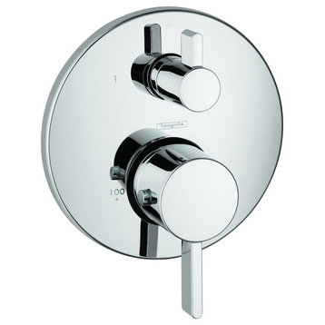 Hansgrohe 04230 Ecostat S Collection Thermostatic Valve Trim - Chrome