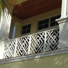 balcony welded aluminum railings