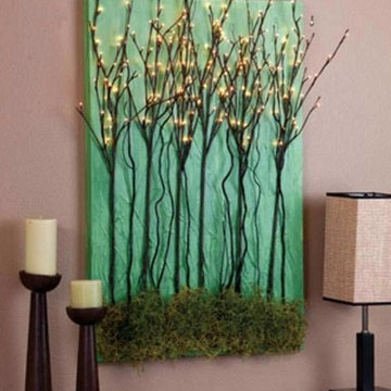 50 ideas to creating art wall panels and scenery in different style