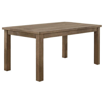 Lexicon Janina Transitional Wood Dining Room Table in Natural
