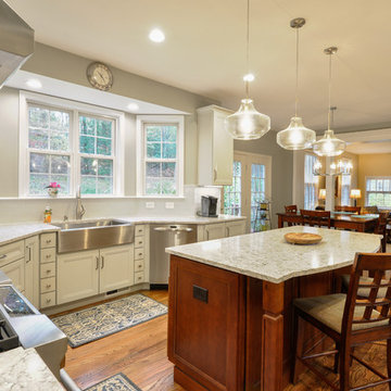 Two-finish Cherry and Maple Kitchen Design Fredericksburg, VA