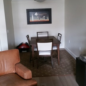 BEFORE AND AFTER DINING ROOM DOWNTOWN BALTIMORE