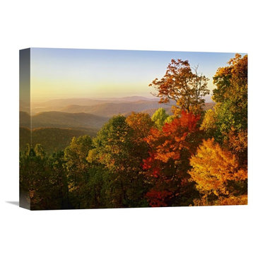 "Blue Ridge Mountains From Bluff Mountain Overlook, North Carolina" Artwork