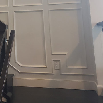 Stairwell Wainscoting