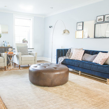 MAINLINE FEMININE MEETS MASCULINE LIVING ROOM
