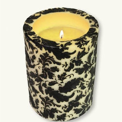 Night Damask Evermore Pillar Candle - Candles