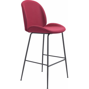 Guam Bar Chair - Red