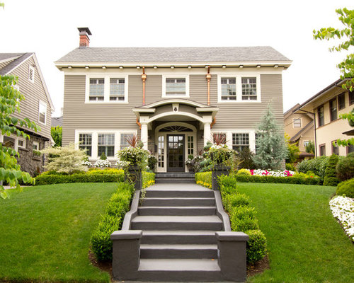Colonial Front Porch | Houzz