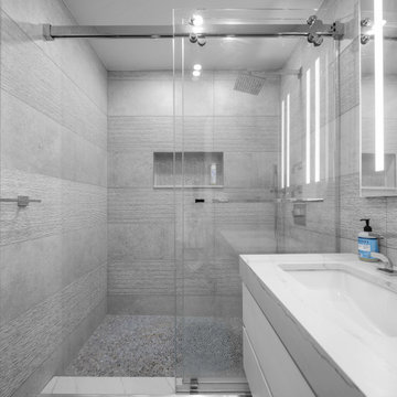 Kitchen and Three Bathroom Remodel in Battery Park