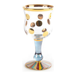 Foxtrot Wine Glass | MacKenzie-Childs - Wine Glasses