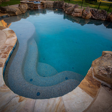 Tanning Ledge, Bench, and Stairs