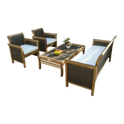 Tongsai Bay 4 pieces Outdoor Patio Furniture Set - Patio Furniture And Outdoor Furniture