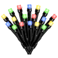 LITEUP200 Multi Colored Solar String Lights