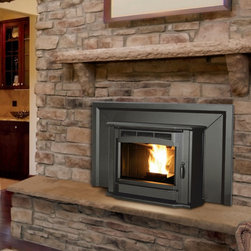 Enviro 30'' x 25'' Milan Series Pellet Fireplace Insert - Indoor Fireplaces