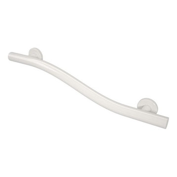 Life Line Series - Wave Bar, White, 24", Right Hand