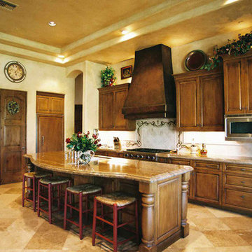 Kitchen and Copper hood