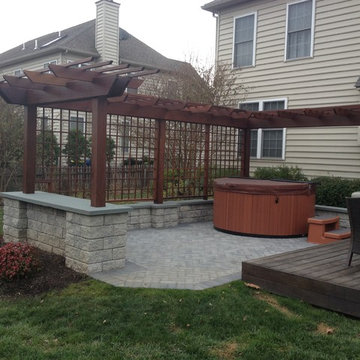 Lansdale Hot tub patio