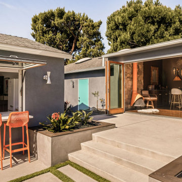Tropical Modernism - ADU, Backyard remodel and an Addition in Burbank