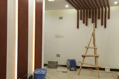 Entryway - industrial entryway idea in Other