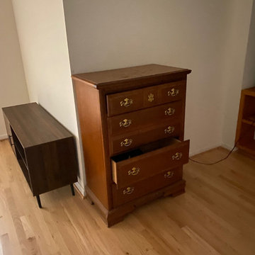 Beltsville Red Oak Hardwood Flooring Installation & Refinish Hardwood Bay Window