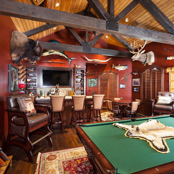 Custom Home Bar & Gun Safe