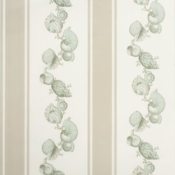 Kamalama Cay Stripe: Green - Wallpaper