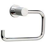 Valsan Bathrooms - Montana Chrome Toilet Roll Holder - Montana's contemporary styling perfectly accessorizes today's modern bathrooms. Crafted from solid brass and hand finished, this is our most luxurious range and demonstrates a refreshing uniqueness of design. Montana also features the outstanding anti-twist fixing system, preventing your products from twisting.
