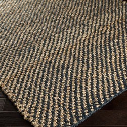 Reeds Casual Braided Pattern Rug in Beige - Area Rugs