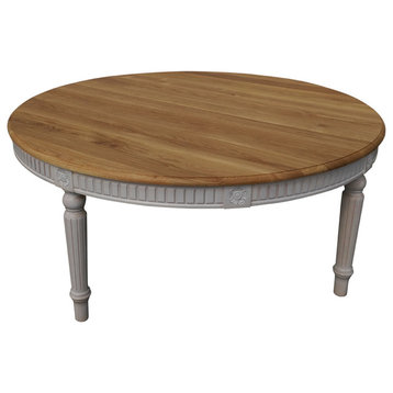 BALI Solid Wood Round Dining Table FL 120