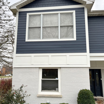 Deep Ocean James Hardie Siding Project, Elmhurst, IL