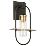 Troy Lighting - Troy Lighting Smyth One Light Wall Sconce B6392 - One Light Wall Sconce from Smyth collection in Dark Bronze/Brushed Brass finish. Number of Bulbs 1. Max Wattage 60.00. No bulbs included. No UL Availability at this time.