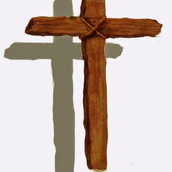 The Old Wooden Cross - Wall Decals