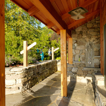 A Pool Terrace in Vermont