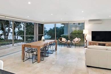 Design ideas for a beach style home in Perth.
