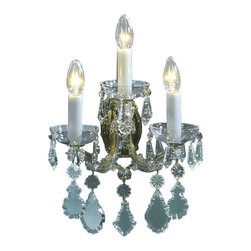 Inviting Home Inc. - Maria Theresa Crystal Sconce, Traditional Crystal - Wall Sconces