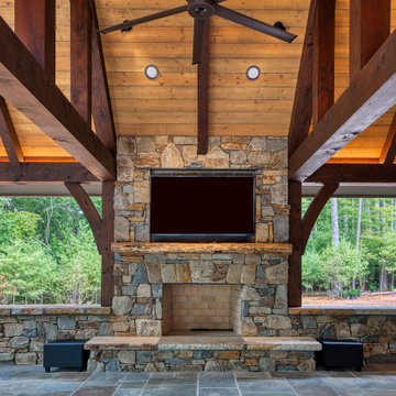Porch / Fireplace / Big Ass Fan
