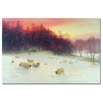 'Glowing Evening Hours in the West' Canvas Art by Joseph Farquharson