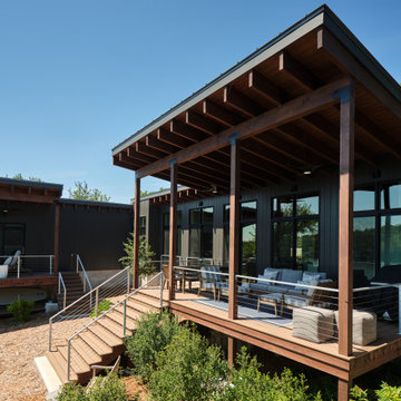 Midcentury Modern Lake House Kingsland