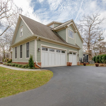 Precious Relaxing Time with a New Screen Porch, Outdoor TV, Corner Fireplace