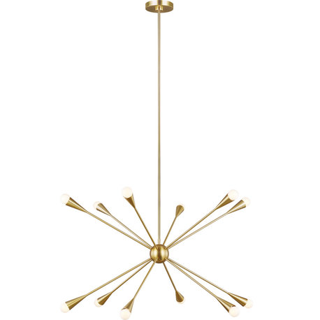 Jax Chandelier - Burnished Brass