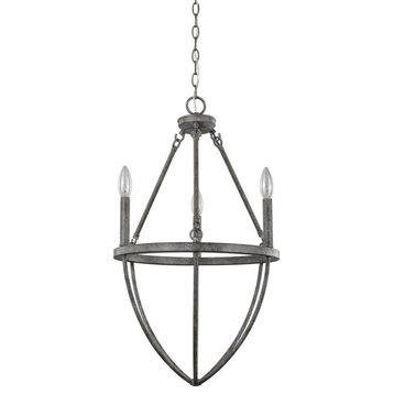 Acclaim Harlow 3-Light Chandelier IN11390ASH - Ash