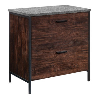 Sauder Market Commons Engineered Wood and Metal Lateral File in
