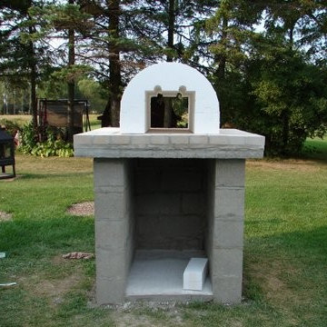 The Kreil Family Wood Fired Brick Pizza Oven in Michigan